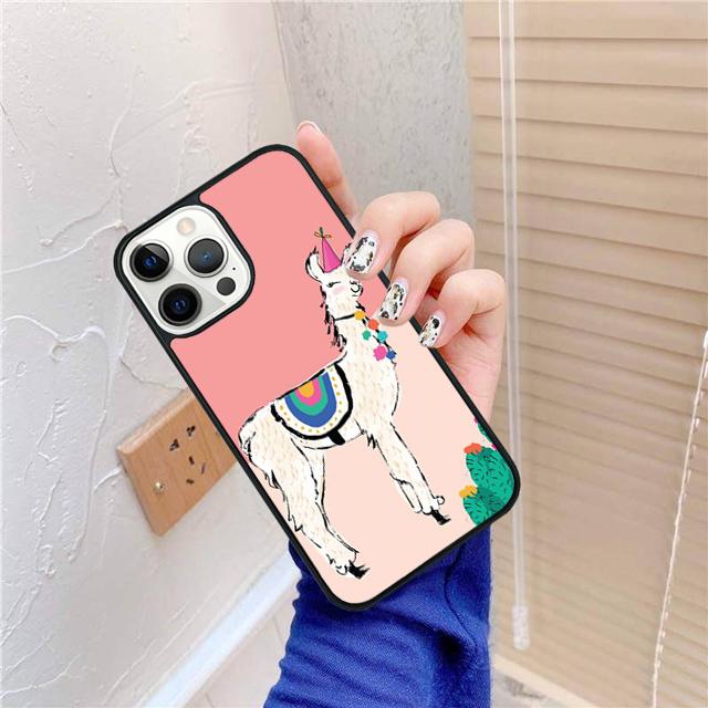Lama Llama Alpacas Animal Coque Shell For iPhone 17 Air 15 16 14 13 12 Pro Max 11 Pro Max Plus Phone Case Cover