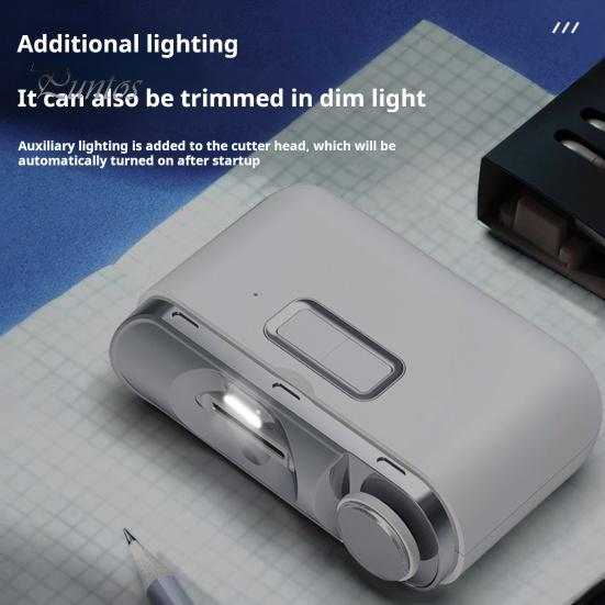 Electric Toenail Clipper with Square Design Dual Speed Function Electric Nail Trimmer Type-C Charging 2 In 1 Electric Polishing Automatic Nail