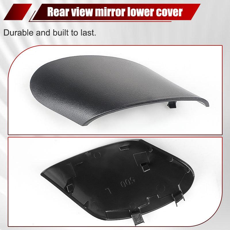 735450654 735450655 Left & Right Rearview Mirror Cover Arm Stem Cover Stem Cap Trim For Fiat 500 2012 2013 2014 2015 2016 2017