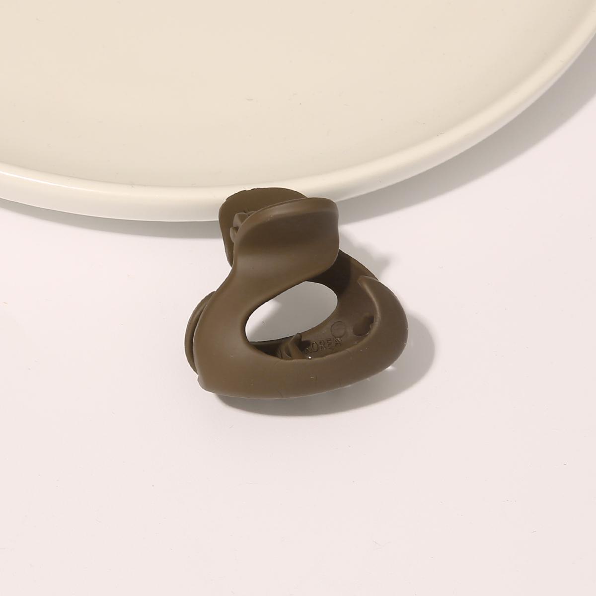 

1 шт. Акрилові матові порожнисті кігті для волосся для жінок, жінок, дівчаток, заколки для макіяжу, заколки, аксесуари для волосся коричневий