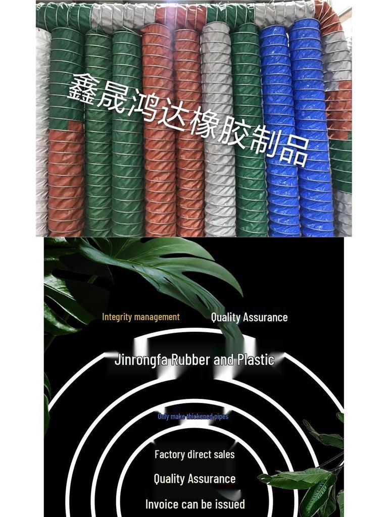 Fireproof, High-Temperature Resistant Ventilation Duct with Steel Wire and Telescopic Design
