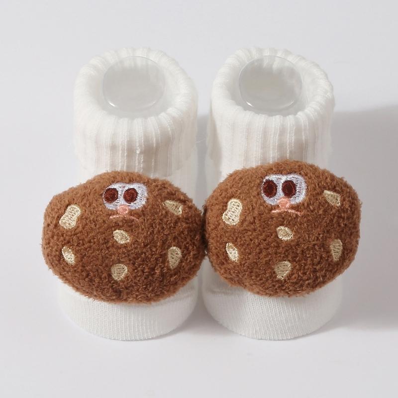 Baumwollstricksocken für Babys mit Zeichentrickfiguren Unisex Babysocken Cartoon-Themenstricksocken für Jungen Mädchen