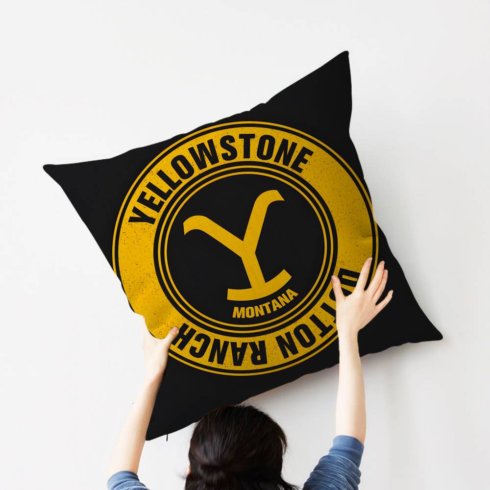 Popular Y-Yellowstone D-Dutton R-Ranch Pillow Cover Design cushion Cover decor Holiday Decorati