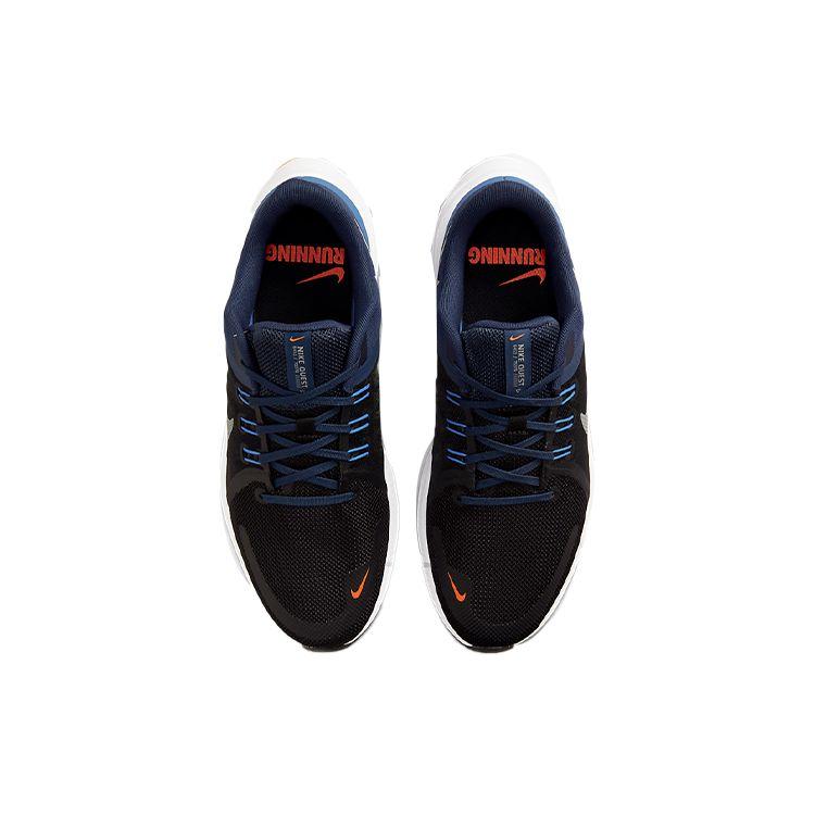 Nike Quest 4 Black Midnight Navy Men Sneakers Hyper-Royal Light-Smoke-Grey DA1105-004