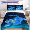 3pcs KPop Demon Hunters Bedding Set Duvet Cover Closure Includes 1 Duvet Cover & 2 Pillowcases, Soft and Comfortable for All Seasons.