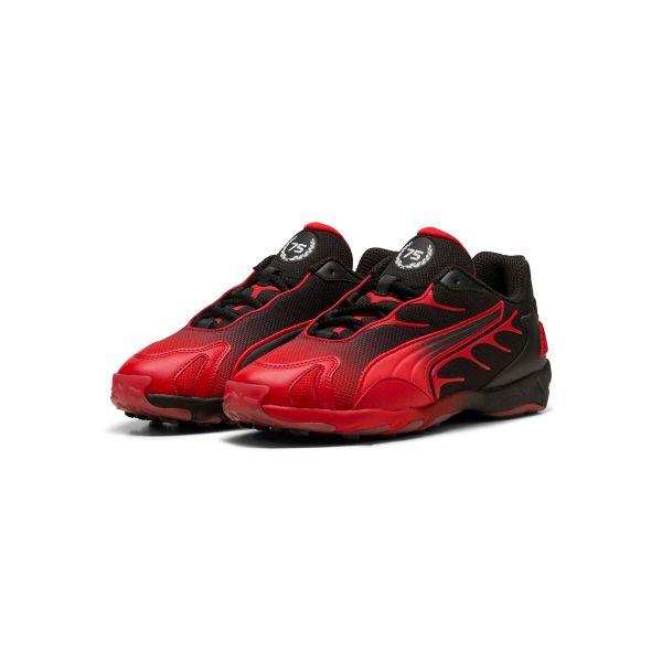 F1 x Puma Inhale 75th Anniversary Unisex Sneakers Black Black-Pop-Red 308889-01