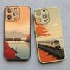 Autumn Maple Leaf Scenery Fall Phone Case For IPhone 15 14 Pro Max Plus 16 Pro Max Case IPhone 13 11 12 Pro Max XR XS X Covers