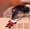 Christmas Dog Squeak Toy, Dog Plush Squeak Toy, Christmas Dog Toy Santa Claus Vocal Plush Pet Toy Snowman Interactive Puppy Toy