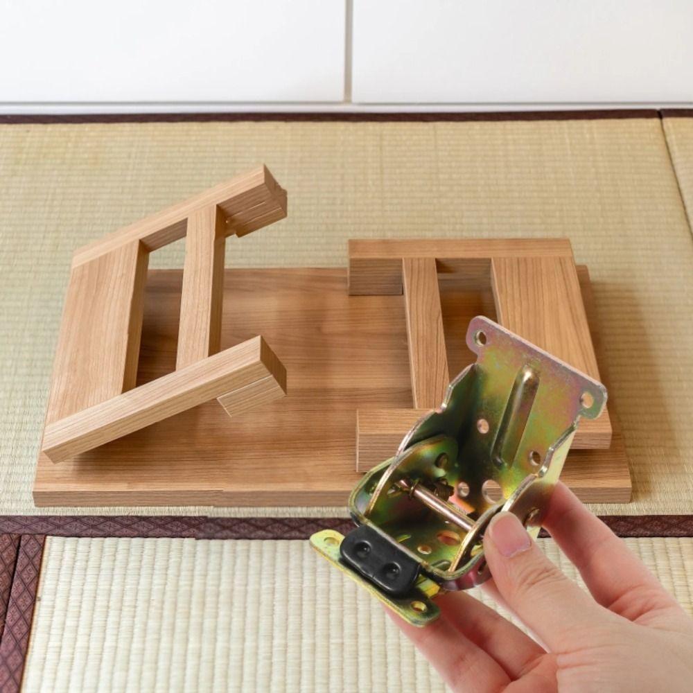 180 Grad Klappbare Industrielle Verriegelungsscharniere Eisenmaterial Mit Schrauben Selbstverriegelnde Scharniere Unsichtbar Faltbar Hohe Tragfähigkeit