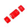 Luxury 3x Red Car Center Gear Shift Parking Off Button Trim For BMW 3 F30 13-18