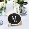 10Pcs Wood Mini Display Blackboard Art Craft Desktop Message Board Ornament for Wedding Decor