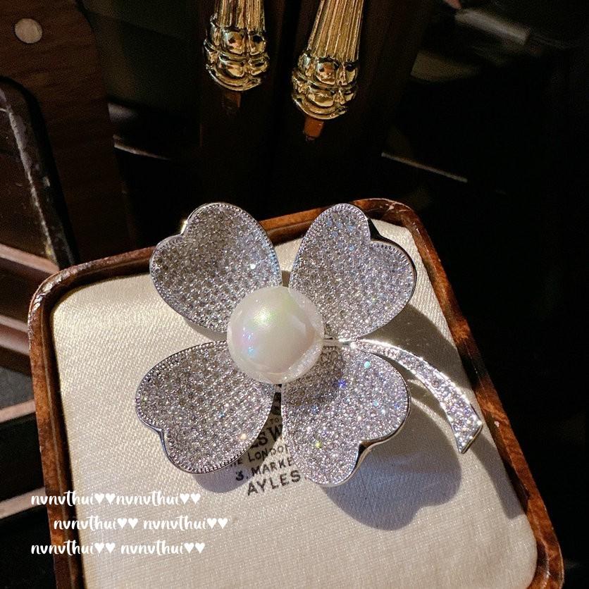 Mermaid Bubble Flowers Gem Pearl Earrings, Tahiti, Bow Star Zircon, Pearl Necklace