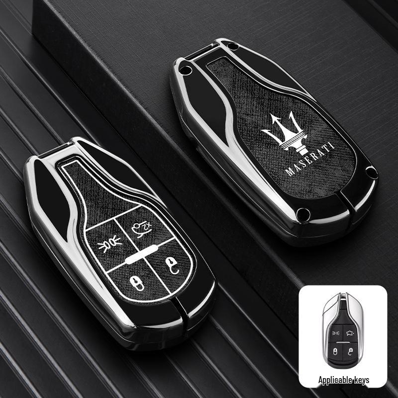 Maserati Key Cases for Quattroporte, Ghibli, Levante, and Gregale Models.