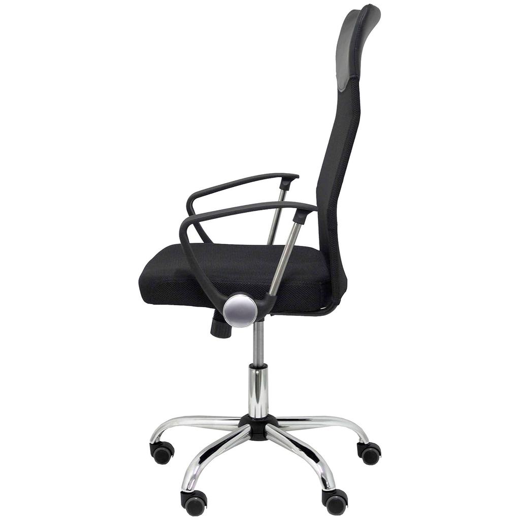 Silla Ergonómica Oficina Malla Nyana Tech | Respaldo Mallado| Reposacabezas Polopiel | Basculante
