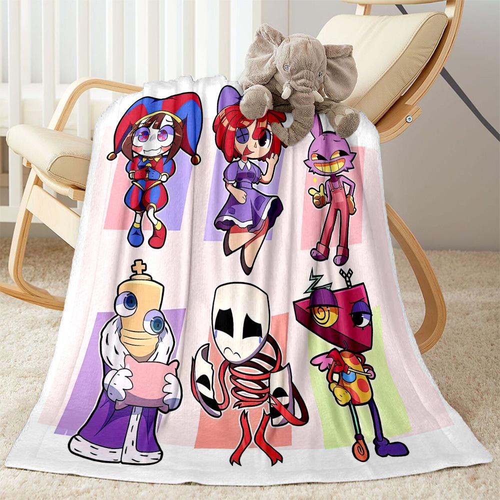 Digital Circus3 Blankets Are Suitable for Living Rooms,making Them an Ideal Choice for Outdoor Travel and Gifts.