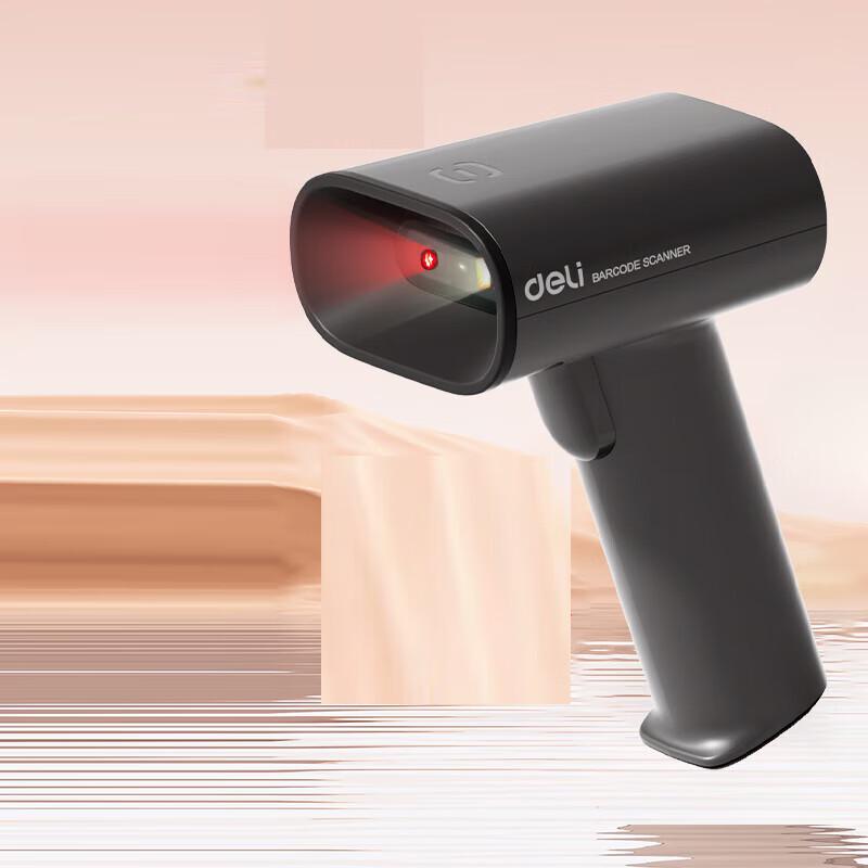 Deli AA002W Wireless 1D/2D Handheld Barcode Scanner