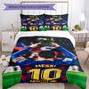 Messi Bedding Set Breathable Duvet Cover with Pillowcases Decorative Bed Linen for Bedroom Home Decoration Birthday Gift
