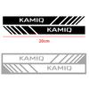 2PCS Car Body Side Rear View Mirror Stripes Badges Sticker Decals For Skoda Rapid Fabia 1 2 Octavia 2 A5 A4 Roomster Yeti Superb