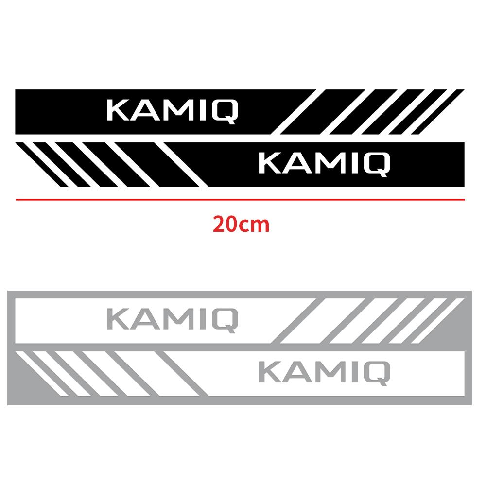 2PCS Car Body Side Rear View Mirror Stripes Badges Sticker Decals For Skoda Rapid Fabia 1 2 Octavia 2 A5 A4 Roomster Yeti Superb