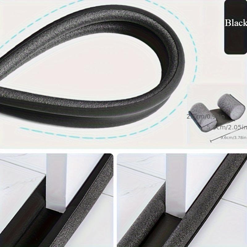 1pc Adjustable Door Sweep Wind Barrier Seal Flexible Non-Stick Bottom Seal Strip Soundproof Door Draft Stopper Suitable for Under Doors, Windows