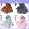 Malay Island Silk Scarves Light Breathable Wraps For Summer Beach Style