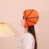 Havery Basketball Halloween Cosplay Headgear, Cute Kigurumi Hat for Events, School Festivals (Basketball (Horizontal))