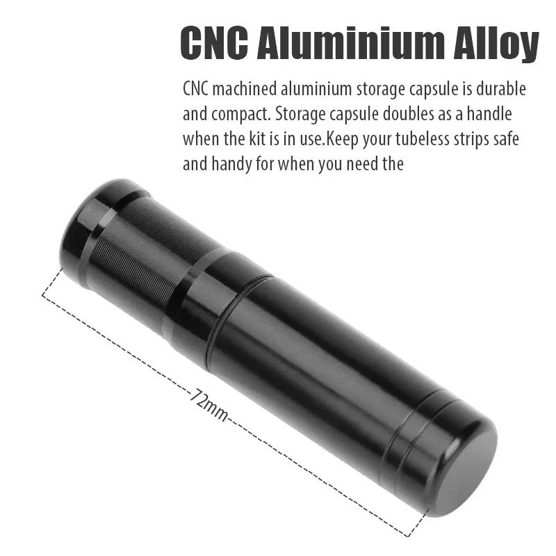 Neues Tubeless-Reifenreparaturset für Rennräder & Mountainbikes - Gummistopfen, Bacon Strips & Einführwerkzeug für Pannenbehebungen