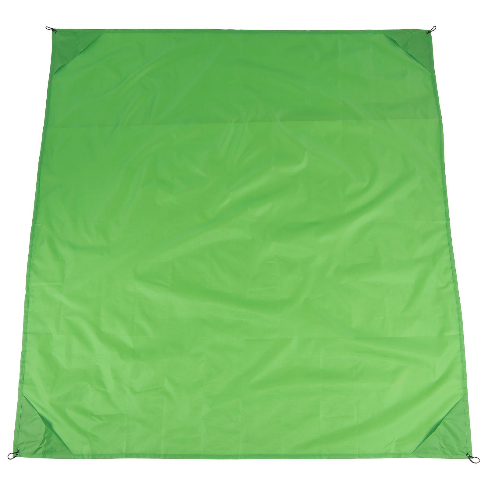 Outdoor Pocket Blanket Picnic Mat Waterproof Oxford Cloth Beach Blanket Sandproof MatGreen зелёный