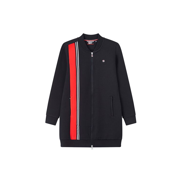 FILA Повседневная Спортивная Вязаная Куртка Средней Длины Женская jackets Легендарно-Синий F11W011507FNV S