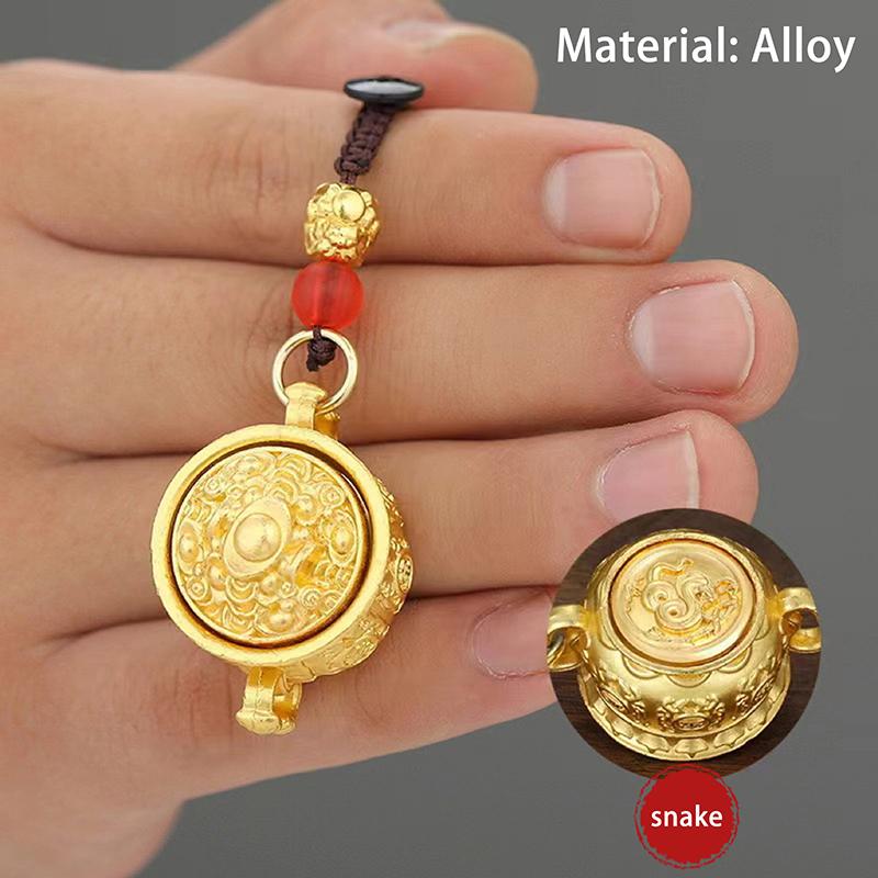 Creative Zodiac Cornucopia Keychain Chinese Style Lucky Pendant Keychain Exquisite Backpack Decoration Accessories Gifts