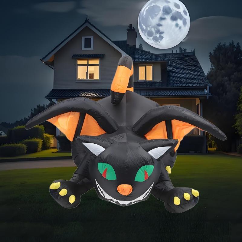 Halloween Inflatable Toys Terror Decorations Courtyard Prop Built-in LED Lights Inflatable Model Outdoor Ornament Garden Decor