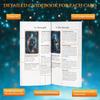 Tarot Cards with Guidebook for Beginners, Original Unique Pretty Tarot Oracle Deck Set with Guidebook, Standard Size, 78 Cards
