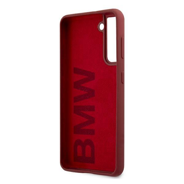 Case Bmw Bmhcs21Mslblre S21+ G996 Red Hardcase Silicone Signature Logo