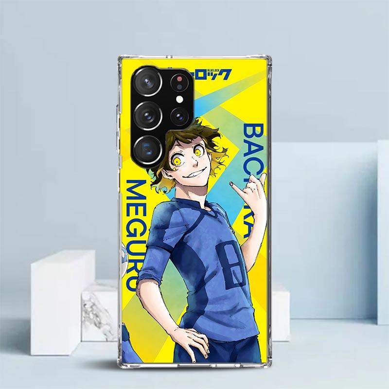 Hot Anime Blue Lock Soft Cover for Samsung Galaxy S25 Edge S26 S24 S23 Ultra Phone Case S22 S21 Plus S20 FE Print Pattern Shell