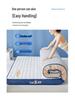 Student Dormitory Quilted Latex Mattress Pad - Thick 1.8m Tatami Bed Sponge