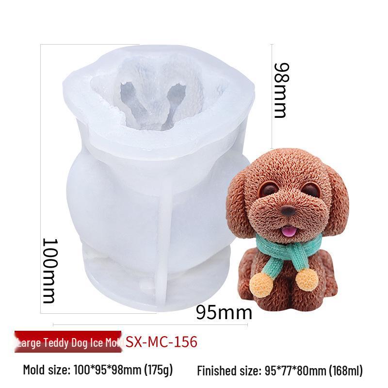 Sanxin Kleiner Bär Silikon Eiswürfel- & Mousseform für DIY Milchtee & Kaffee