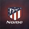 Custom Name Atletico Crest Umbrella Folding Umbrella, Automatic Umbrella - 8-Frame for Travel, Casual Lightweight Personalized Gifts