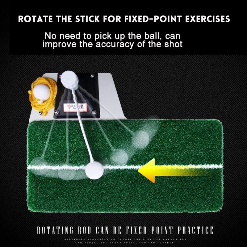 3 In 1 Golfball Mat Training Hitting Swing Pad Practice Grass Mat Indoor Outdoor