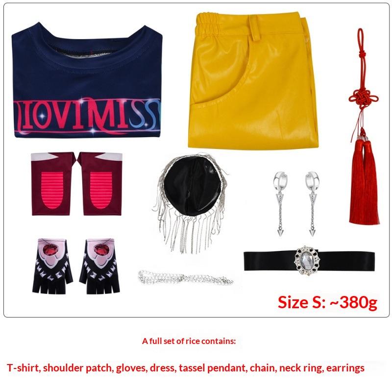 Edgy Streetwear Cosplay Costume For Women - Halloween Outfit For Stage Performance, Festival & Party Wear