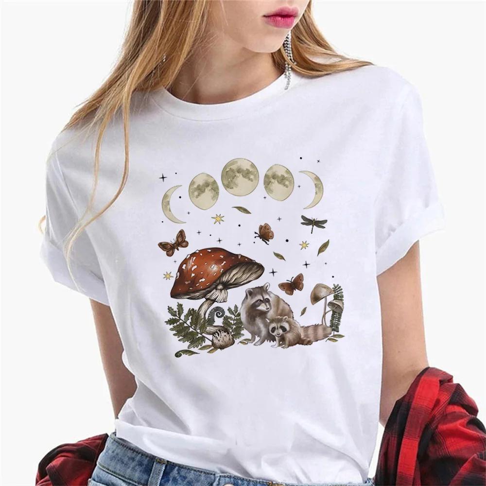 T-shirts Girl Harajuku Clothes Goblincore T Shirt Women Graphic Designer Aesthetic Clothes S