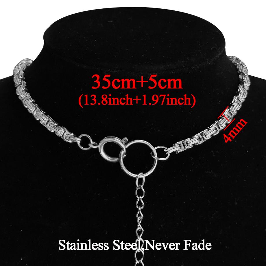 

Punk Clavicle Short Choker Necklace Hip Hop Jewelry 2020 Trendy Stainless Steel Thick Chain Circle Necklace Women Neck Accessori