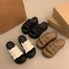 Thick-soled Shoes Height-increasing Shoes Flip-flops New Style Wedge Heel Slippers