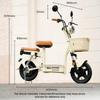 Electric Scooter iScooter Y16 14" 1200W Motor LCD DIsplay Soft Seat Cushion 48V 20AH Fully Suspended Adult Electric Scooter With NFC Card Beige
