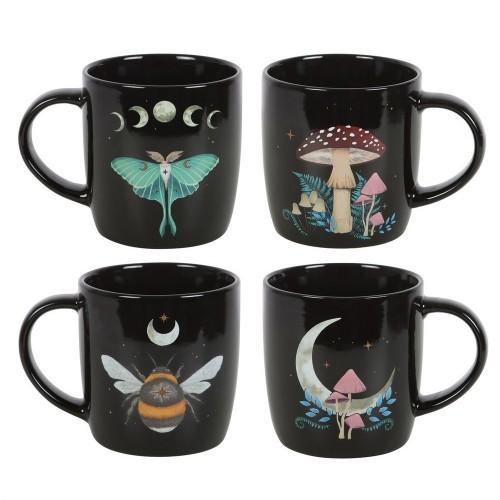Something Different Dark Forest Mug (Pack Of 4)