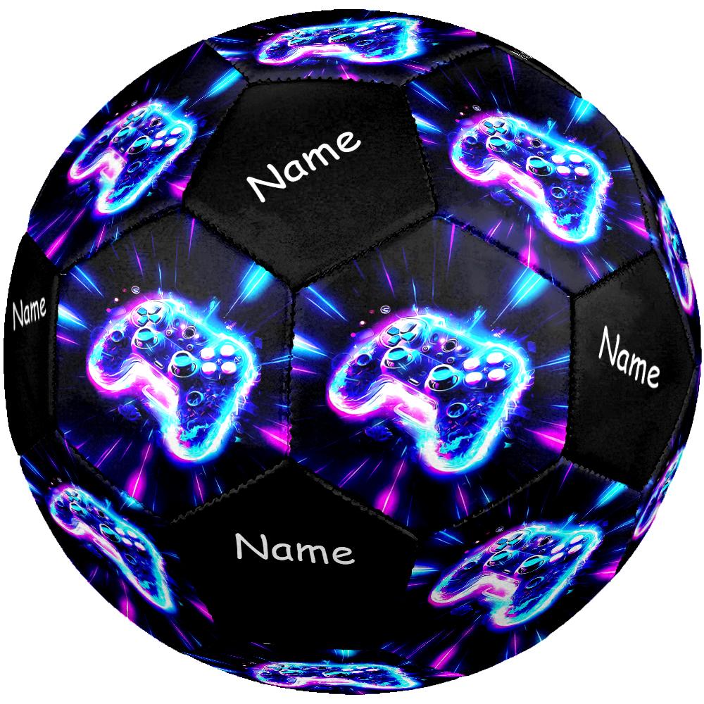 Custom Name Game Controller Theme Size 5 Soccer Ball, Suitable for Both Indoor and Outdoor Matches, a Gift Suitable for Everyone.