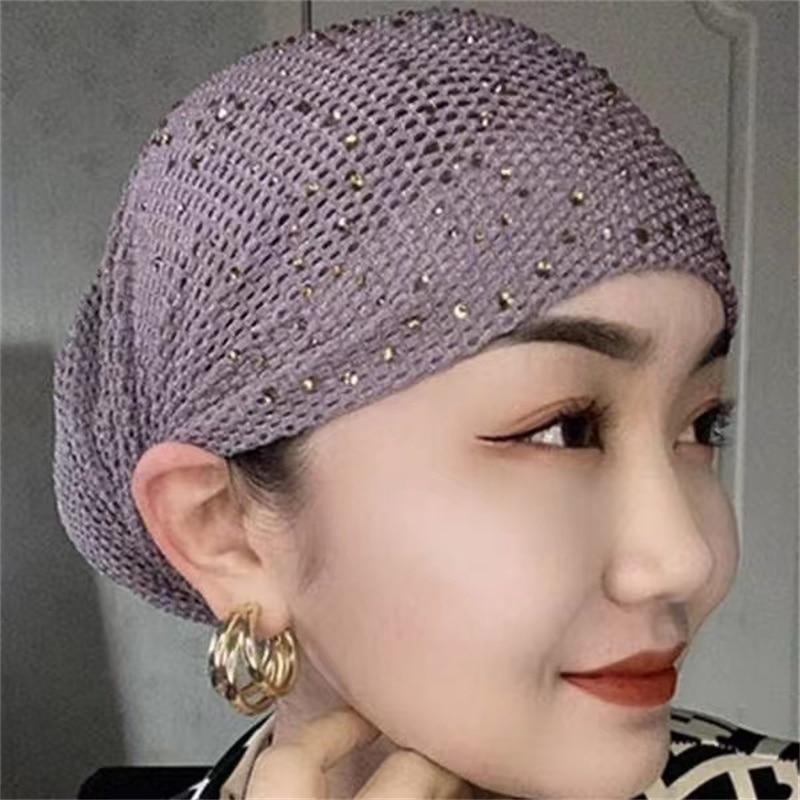 

Дышащая сетчатая мусульманская женская летняя шапка-тюрбан