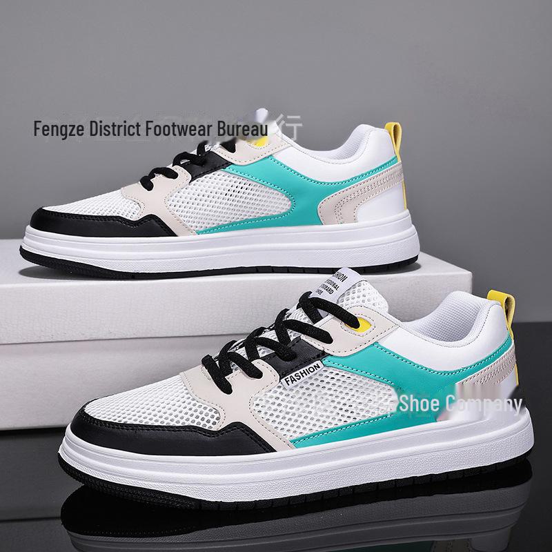 

Мужские большие молодежные спортивные низкие кроссовки, размер 48, повседневная обувь из сетки и кожи на весну/лето 918; 41