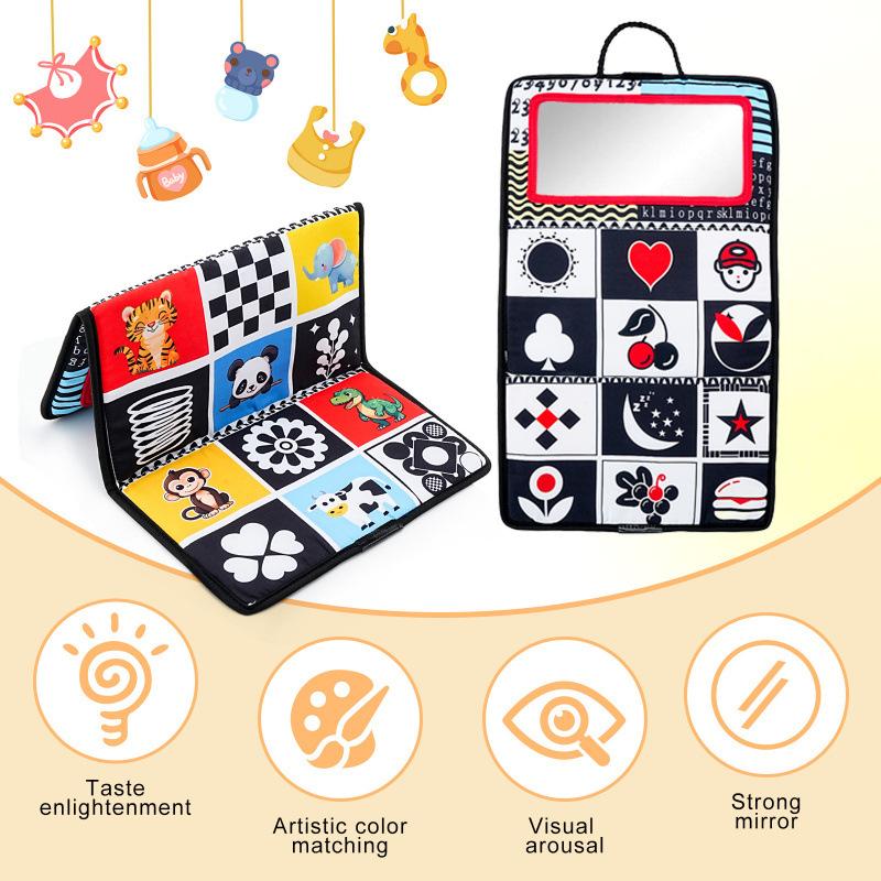 Brand New Infant High-Standard-Quality Educational High-Quality Foldable High-Quality Fun High-Quality Mirror High-Quality Early High-Quality Color