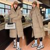 Women's Cotton-padded Clothes Winter Medium and Long Over the Knee New Student Cotton-padded Jackets Loose Hooded Thick Cotton-padded Jackets