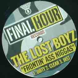 12inch Record LOST BOYZ - Frontin' Ass Niggas / We Gonna Get  FH800 Final Hour Reco 2000 US Rap & Hip-Hop/R&B Used